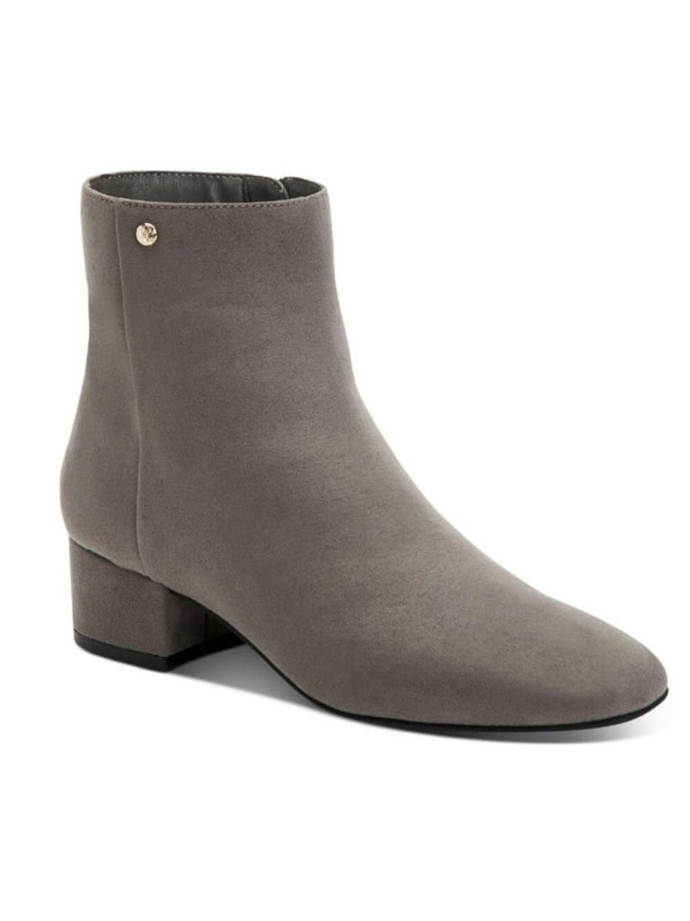 Charter Club Faux Suede Heather Grey Booties Size 6 New in Box